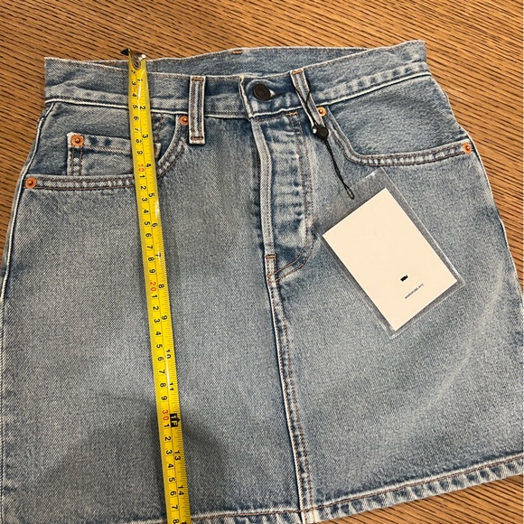 Wardrobe.NYC Denim Mini Skirt Size 24 - Picture 8 of 8